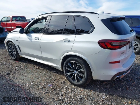 2023 BMW X5 xDrive45e with VIN 5UXTA6C06P9P51357, listed as a IAAI auction lot 41396257 with 43,878 mi miles. Bid and sale history available at carsss.com. Image 3.