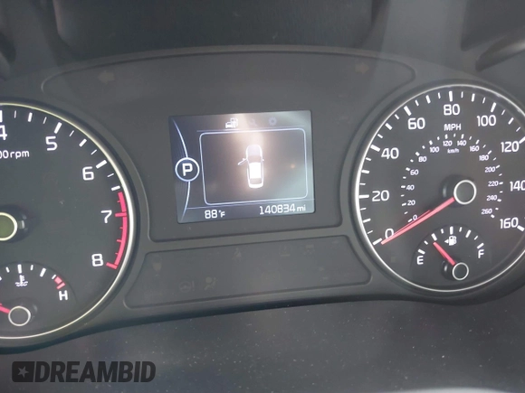 2017 Kia Optima LX with VIN 5XXGT4L39HG148760, listed as a IAAI auction lot 41889329 with 140,834 mi miles and . Bid and sale history available at DreamBid. Image 7.
