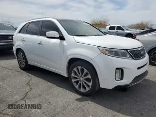 2014 Kia Sorento SX with VIN 5XYKW4A70EG428033, listed as a Copart auction lot 49733175 with 158,011 mi miles and Clean Title. Bid and sale history available at carsss.com. Image 4.