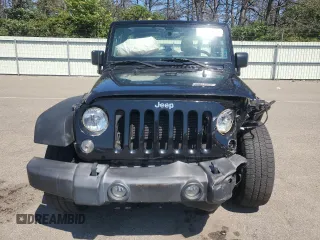 2017 Jeep Wrangler Unlimited Sport with VIN 1C4HJWDG8HL744823, listed as a Copart auction lot 65827465 with 51,859 mi miles and Salvage title. Bid and sale history available at DreamBid. Image 5.