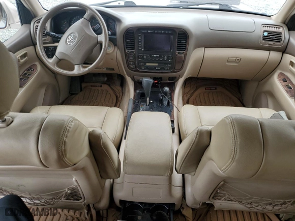 2001 Toyota Land Cruiser with VIN JTEHT05JX12004912, listed as a Copart auction lot 48230735 with 0 mi miles and Salvage Title. Bid and sale history available at carsss.com. Image 8.