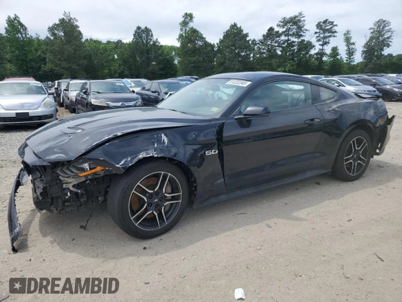 2018 Ford Mustang GT with VIN 1FA6P8CF4J5170263, listed as a Copart auction lot 51222345 with 88,733 mi miles and Salvage Title. Bid and sale history available at DreamBid. Image 1.