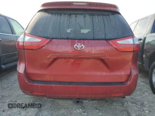 2016 Toyota Sienna LE with VIN 5TDJK3DC4GS138362, listed as a Copart auction lot 74980834 with 0 mi miles and Non Repairable. Bid and sale history available at carsss.com. Image 6.