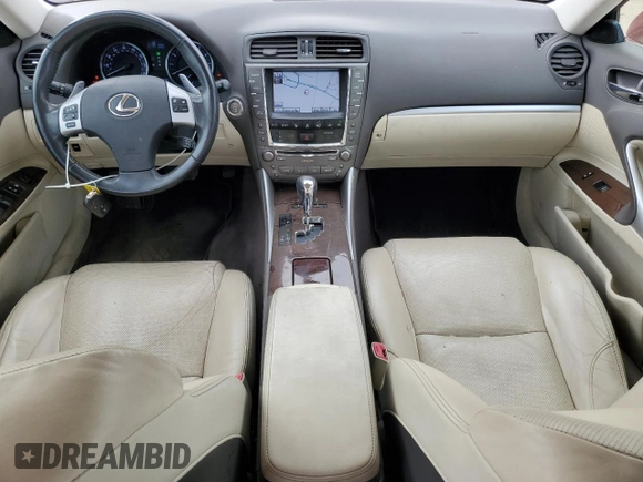 2012 Lexus IS 250 z VIN JTHCF5C27C5054925, wystawiony jako Copart lot #56701885 z przebiegiem 99 558 mil mil oraz Szkoda całkowita • Salvage title. Historia ofert i sprzedaży dostępna na DreamBid. Obrazek 8.
