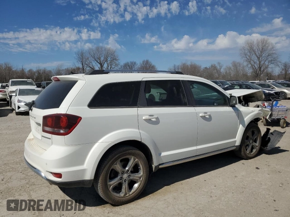 2017 Dodge Journey Crossroad Plus with VIN 3C4PDDGG0HT513681, listed as a Copart auction lot 50702115 with 131,448 mi miles and Salvage title. Bid and sale history available at DreamBid. Image 3.