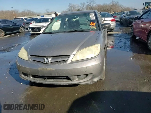 2004 Honda Civic LX with VIN 2HGES16584H560845, listed as a Copart auction lot 89105045 with Not Provided miles and Salvage Title. Bid and sale history available at DreamBid. Image 10.