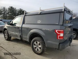 2018 Ford F-150 XL with VIN 1FTMF1EP2JFE34625, listed as a Copart auction lot 45483835 with 193,994 mi miles and Salvage Title. Bid and sale history available at carsss.com. Image 2.