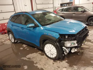 2020 Hyundai Kona SEL with VIN KM8K2CAA7LU483538, listed as a IAAI auction lot 41527214 with 120,357 mi miles. Bid and sale history available at carsss.com. Image 1.