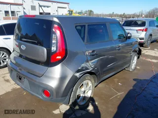 2017 Kia Soul with VIN KNDJN2A2XH7480326, listed as a IAAI auction lot 41420617 with 53,541 mi miles. Bid and sale history available at carsss.com. Image 4.