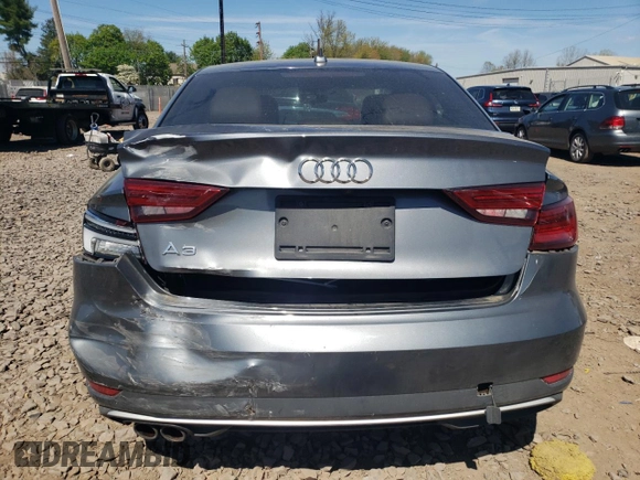 2017 Audi A3 Sedan Premium with VIN WAUAUHFF6H1034692, listed as a Copart auction lot 52635634 with 167,862 mi miles and Salvage Title. Bid and sale history available at carsss.com. Image 6.