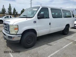 2008 Ford Econoline Passenger XL with VIN 1FBSS31L58DA91854, listed as a Copart auction lot 55474115 with 388,178 mi miles and Salvage title. Bid and sale history available at DreamBid. Image 1.