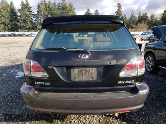 2001 Lexus RX 300 with VIN JTJHF10U110169565, listed as a Copart auction lot 81004264 with 200,863 mi miles and Clean Title. Bid and sale history available at carsss.com. Image 6.