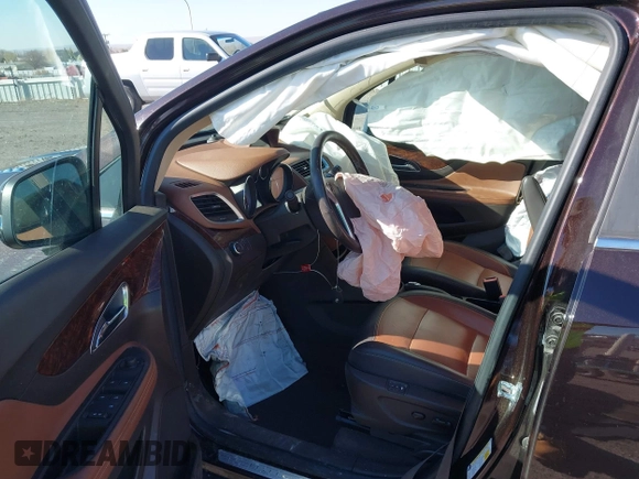 2016 Buick Encore Leather with VIN KL4CJGSBXGB616816, listed as a IAAI auction lot 41048018 with 83,047 mi miles. Bid and sale history available at carsss.com. Image 5.