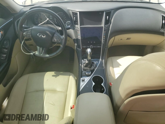 2017 Infiniti Q50 Sport z VIN JN1EV7AP0HM740361, wystawiony jako Copart lot #53375985 z przebiegiem 72 377 mil mil oraz Szkoda całkowita • Salvage title. Historia ofert i sprzedaży dostępna na DreamBid. Obrazek 8.