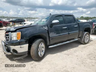 2013 GMC Sierra 1500 SLE with VIN 3GTP1VE0XDG355146, listed as a Copart auction lot 61967045 with 99,095 mi miles and Salvage title. Bid and sale history available at DreamBid. Image 1.