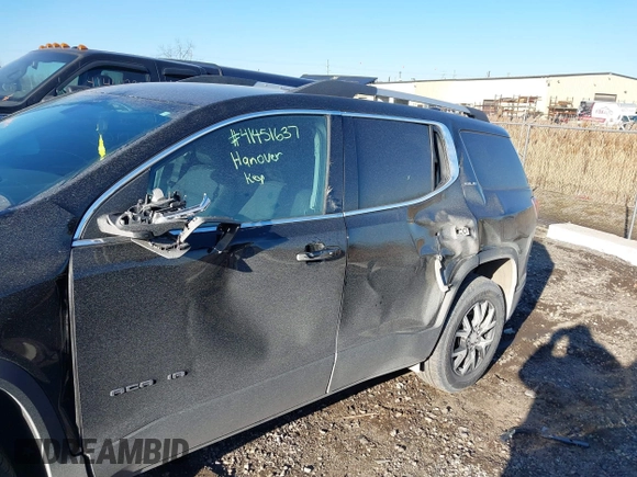 2021 GMC Acadia SLE with VIN 1GKKNKLA2MZ131463, listed as a IAAI auction lot 41451637 with 71,675 mi miles and . Bid and sale history available at DreamBid. Image 17.