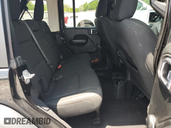 2018 Jeep Wrangler Unlimited Sport with VIN 1C4HJXDG9JW302367, listed as a Copart auction lot 61915505 with 103,952 mi miles and Non repairable. Bid and sale history available at DreamBid. Image 10.