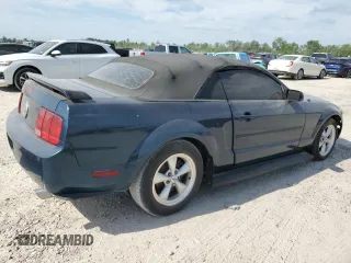 2005 Ford Mustang Deluxe with VIN 1ZVFT84N755202833, listed as a Copart auction lot 53318295 with 134,956 mi miles and Clean Title. Bid and sale history available at carsss.com. Image 3.