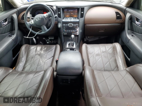 2009 Infiniti FX35 with VIN JNRAS18U09M102867, listed as a Copart auction lot 50351075 with 131,304 mi miles and Salvage Title. Bid and sale history available at carsss.com. Image 8.
