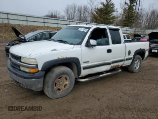 2001 Chevrolet Silverado 1500 LS with VIN 2GCEK19T911359923, listed as a Copart auction lot 53170815 with 240,738 mi miles and Clean Title. Bid and sale history available at carsss.com. Image 1.