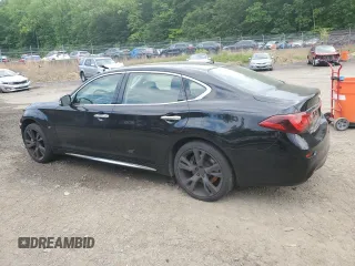 2016 Infiniti Q70 z VIN JN1BY1PRXGM720777, wystawiony jako Copart lot #54720165 z przebiegiem 76 603 mil mil oraz Szkody całkowita. Historia ofert i sprzedaży dostępna na DreamBid. Obrazek 2.