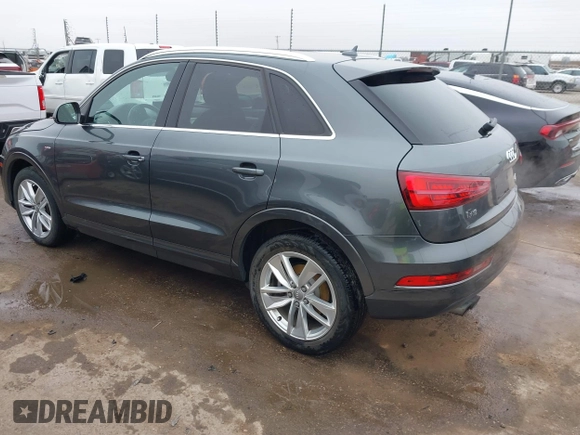 2018 Audi Q3 Premium Plus with VIN WA1JCCFS4JR001486, listed as a IAAI auction lot 41542514 with 70,112 mi miles. Bid and sale history available at carsss.com. Image 3.