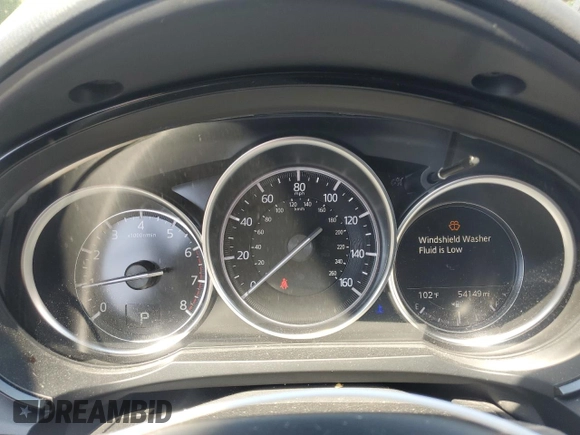 2019 Mazda CX-9 Touring with VIN JM3TCACY8K0301086, listed as a Copart auction lot 62193975 with 54,149 mi miles and Salvage title. Bid and sale history available at DreamBid. Image 9.