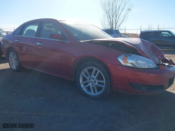 2015 Chevrolet Impala Limited LTZ with VIN 2G1WC5E36F1163985, listed as a IAAI auction lot 41525458 with 154,146 mi miles. Bid and sale history available at carsss.com. Image 1.