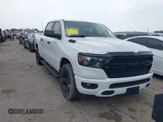 2024 Ram 1500 Tradesman with VIN 1C6SRFGT2RN145307, listed as a IAAI auction lot 42308442 with 24,397 mi miles and . Bid and sale history available at DreamBid. Image 1.