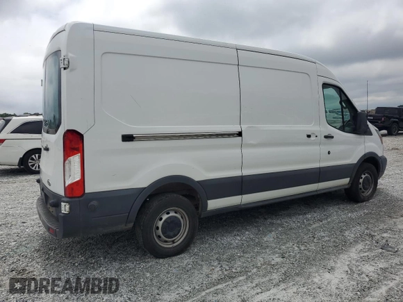2017 Ford Transit z VIN 1FTYR2CM1HKB02605, wystawiony jako Copart lot #59355545 z przebiegiem Nie podano mil oraz Szkoda całkowita • Salvage title. Historia ofert i sprzedaży dostępna na DreamBid. Obrazek 3.