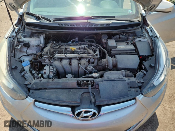 2015 Hyundai Elantra SE with VIN 5NPDH4AE8FH558895, listed as a Copart auction lot 63580425 with 106,504 mi miles and Salvage title. Bid and sale history available at DreamBid. Image 11.