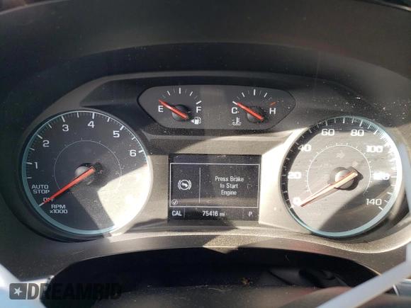 2019 Chevrolet Traverse LS with VIN 1GNEVFKW6KJ181282, listed as a Copart auction lot 39401043 with 75,416 mi miles. Bid and sale history available at carsss.com. Image 9.