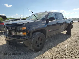 2015 Chevrolet Silverado 1500 LTZ with VIN 3GCUKSEC9FG443567, listed as a Copart auction lot 53076514 with 187,901 mi miles and Clean Title. Bid and sale history available at carsss.com. Image 1.