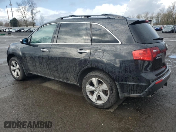 2011 Acura MDX Tech Pkg with VIN 2HNYD2H6XBH536443, listed as a Copart auction lot 45172665 with 95,145 mi miles and Salvage Title. Bid and sale history available at carsss.com. Image 2.