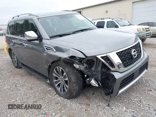 2018 Nissan Armada Platinum with VIN JN8AY2ND2J9055135, listed as a IAAI auction lot 41969418 with 84,851 mi miles. Bid and sale history available at carsss.com. Image 6.