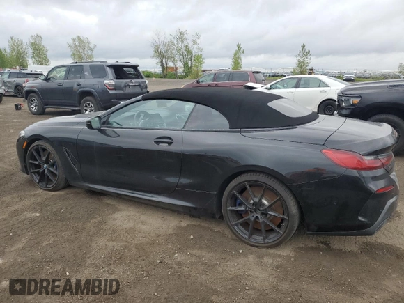 2019 BMW 8 Series M850i xDrive with VIN WBAFY4C51KBX39240, listed as a Copart auction lot 58042555 with 23,014 mi miles and Non repairable. Bid and sale history available at DreamBid. Image 2.