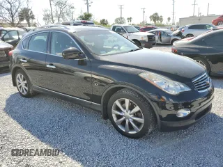 2014 Infiniti QX50 Journey with VIN JN1BJ0HR7EM192724, listed as a Copart auction lot 44741055 with 100,465 mi miles and Clean Title. Bid and sale history available at carsss.com. Image 4.