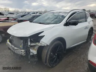 2017 Nissan Murano SV with VIN 5N1AZ2MG0HN161049, listed as a Copart auction lot 87997455 with 76,728 mi miles and Salvage Title. Bid and sale history available at carsss.com. Image 1.
