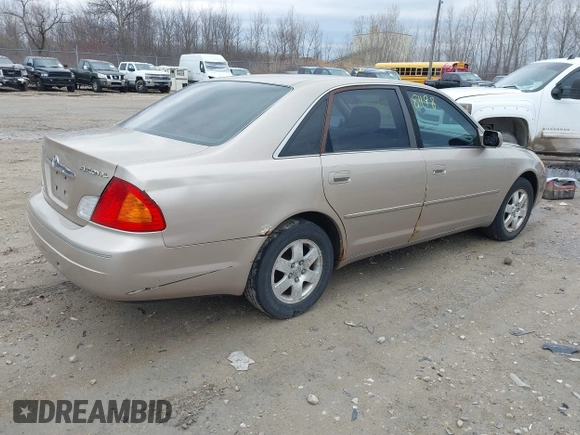 2002 Toyota Avalon XL with VIN 4T1BF28B72U206657, listed as a IAAI auction lot 42081198 with 1 mi miles. Bid and sale history available at carsss.com. Image 4.