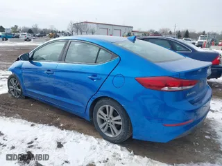 2018 Hyundai Elantra SEL with VIN 5NPD84LF4JH367750, listed as a IAAI auction lot 41528384 with 40,871 mi miles. Bid and sale history available at carsss.com. Image 3.