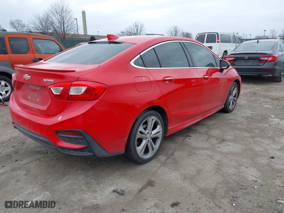 2016 Chevrolet Cruze Premier with VIN 1G1BG5SMXG7307851, listed as a IAAI auction lot 41726921 with 156,693 mi miles. Bid and sale history available at carsss.com. Image 4.