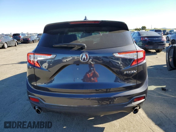 2020 Acura RDX with VIN 5J8TC1H34LL014867, listed as a Copart auction lot 87480974 with 38,550 mi miles and Salvage title. Bid and sale history available at DreamBid. Image 6.