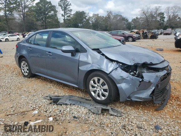 2024 Toyota Corolla LE with VIN 5YFB4MDE5RP167628, listed as a Copart auction lot 48337045 with 20,232 mi miles and Salvage Title. Bid and sale history available at DreamBid. Image 4.
