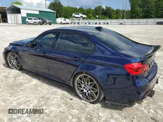 2018 BMW M3 z VIN WBS8M9C59J5J79848, wystawiony jako Copart lot #57026165 z przebiegiem Nie podano mil oraz Szkoda całkowita • Salvage title. Historia ofert i sprzedaży dostępna na DreamBid. Obrazek 2.