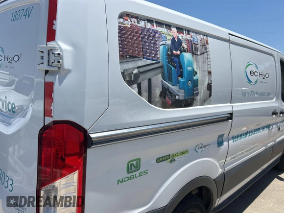 2018 Ford Transit with VIN 1FTYE1YM3JKA48485, listed as a IAAI auction lot 42414956 with 133,284 mi miles and . Bid and sale history available at DreamBid. Image 1.
