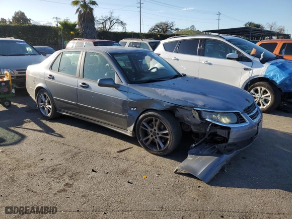 2007 Saab 9-5 Aero with VIN YS3EH49G373504310, listed as a Copart auction lot 44710885 with 151429 miles and Salvage Title. Bid and sale history available at carsss.com. Image 4.