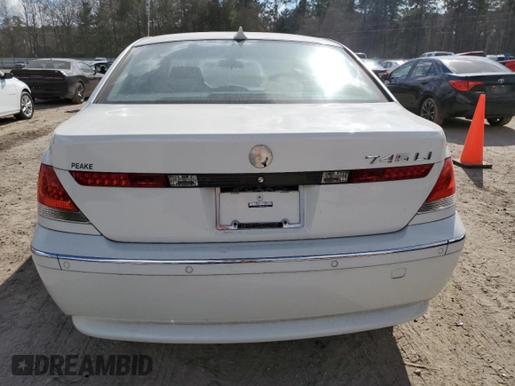 2004 BMW 7 Series 745Li z VIN WBAGN635C4DS52148, wystawiony jako Copart lot #44372875 z przebiegiem Nie podano mil oraz Czysty tytuł • Clean title. Historia ofert i sprzedaży dostępna na DreamBid. Obrazek 6.