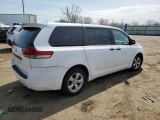 2011 Toyota Sienna with VIN 5TDZK3DC7BS016221, listed as a Copart auction lot 53799875 with 155,760 mi miles and Clean Title. Bid and sale history available at carsss.com. Image 3.