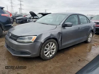2012 Volkswagen Jetta SE with VIN 3VWDX7AJ3CM406558, listed as a Copart auction lot 47367825 with 163,613 mi miles and Salvage title. Bid and sale history available at DreamBid. Image 1.