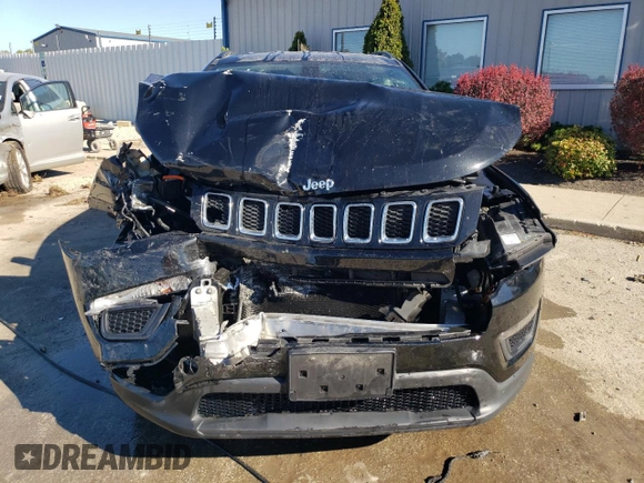 2017 Jeep Compass Sport with VIN 3C4NJCAB1HT658073, listed as a Copart auction lot 76667514 with 67,137 mi miles and Non Repairable. Bid and sale history available at carsss.com. Image 5.